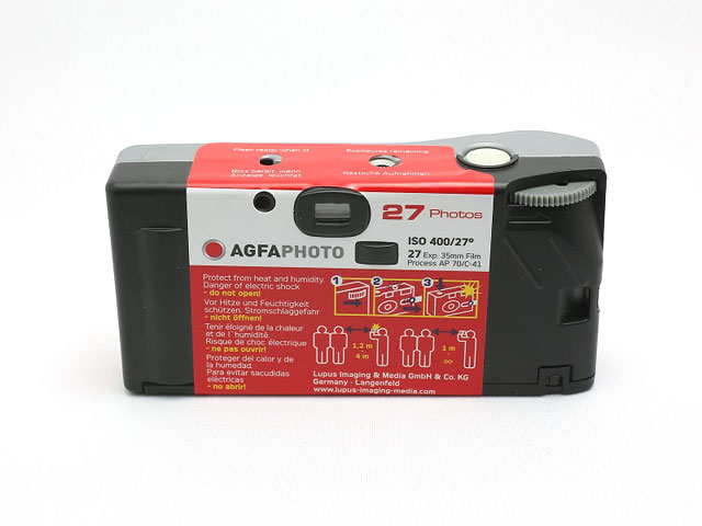 AgfaPhoto LeBoxフラッシュ 35mm 使い捨てカメラ