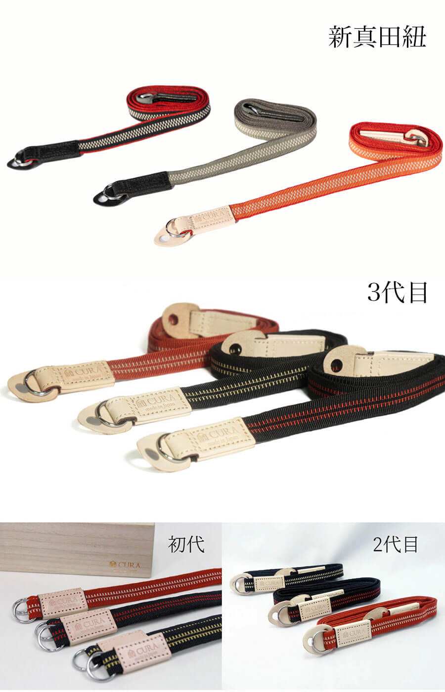 真田紐ストラップ 初代〜現行モデル